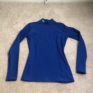 UNISEX JUNIORS BLUE NAVY THERMAL UNDER ARMOUR